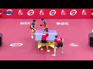 Wang chuqin yan an vs zhou yu zhou qihao chinese super league 2021 final