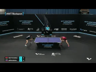 Elizabet abraamian vs alina nikitchanka wtt contender budapest 2021 pre round