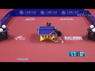 Ma long vs xu xin chinese super league 2020