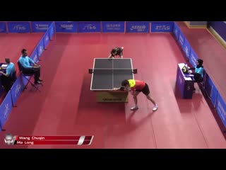 Wang chuqin vs ma long qatar open 2020 r16