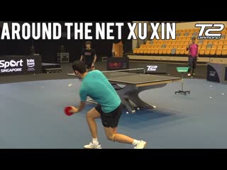 Xu xin around the net practice t2 diamond