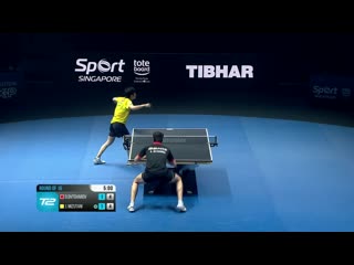 Dimitrij ovtcharov vs jun mizutani t2 diamond singapore 2019 r16