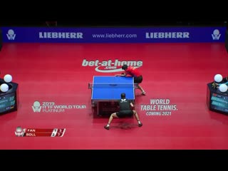 Fan zhendong vs timo boll austrian open 2019 12