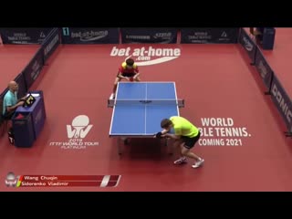 Wang chuqin vs vladimir sidorenko austrian open 2019 pre