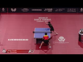 Wang chuqin vs fan zhendong german open 2019 r16