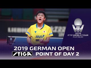 Stiga point of day 2 german open 2019 harimoto tomokazu