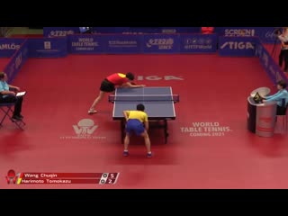 Wang chuqin vs tomokazu harimoto swedish open 2019 r16