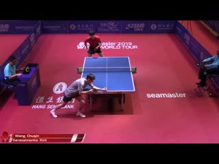 Wang chuqin vs kirill gerassimenko hong kong open 2019 pre