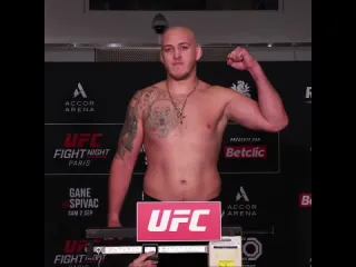 Сергей спивак взвешивание перед ufc париж