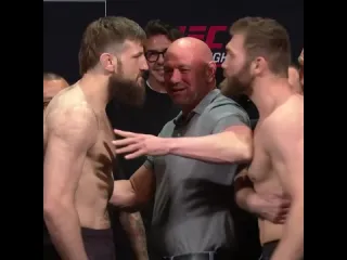 Таннер босер vs ион куцелаба битва взглядов перед ufc канзассити