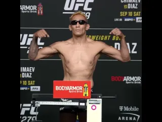 Тони фергюсон взвешивание перед ufc 279