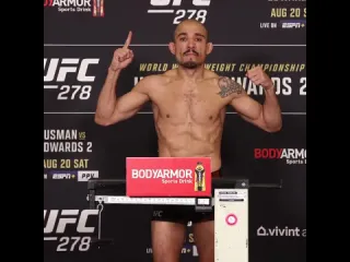 Жозе алдо взвешивание перед ufc 278