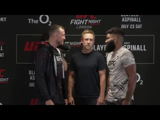 Джек херманссон vs крис кртис битва взглядов с медиадня перед ufc лондон