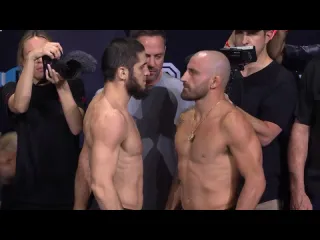 Ислам махачев vs александр волкановски взвешивание перед ufc 284