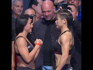 Карла эспарза vs вейли жанг битва взглядов перед ufc 281