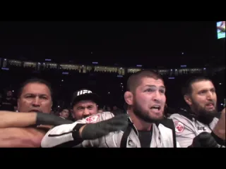 Реакция хабиба на победу ислама махачева ufc 280