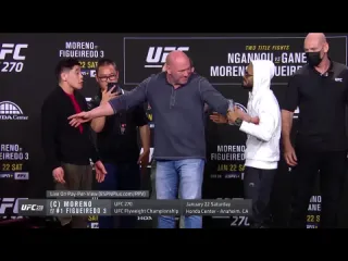 Брэндон морено vs дейвесон фигередо битва взглядов перед ufc 270