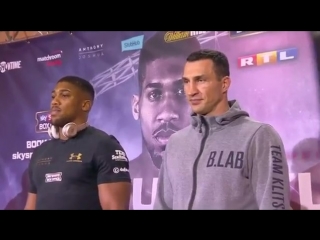 Владимир кличко энтони джошуа klitschko vs joshua faceoff