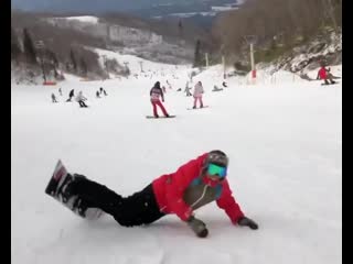 Скоро на всех склонах страны сноуборд snowboard