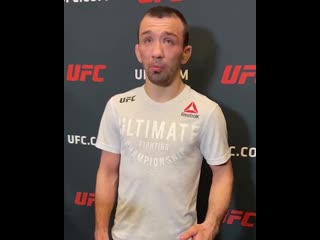 Аскар аскаров поблагодарил болельщиков после победы на ufc 259