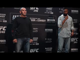 Ufc 246 дуэли взглядов с медиа дня