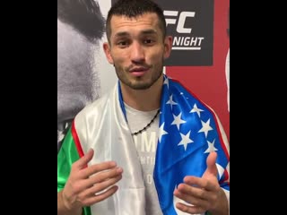 Махмуд мурадов после победы на ufc копенгаген