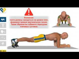 Как накачать пресс plank