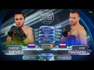 Наше дело георгий тигиев vs олег майами полный бой