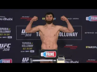 Магомед анкалаев взвешивание перед ufc 308