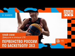 Первенство россии 3x3 девушки и юноши u18 день 2