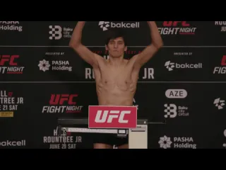 Азат максум взвешивание перед ufc баку