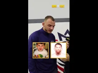 Ренато мойкано угадывает бойцов по детским фотографиям