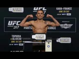 Александр пантожа взвешивание перед ufc 317