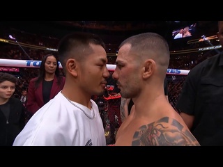 Ufc 317 александр пантожа слова после боя и битва взглядов с джошуа ваном