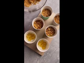 Тортывстаканахс клубникой и грушей