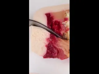 Муссовый торт малина маракуйя