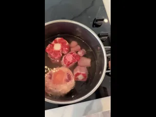 Японский суп из бекона