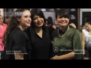 Julia amp renata spring 2013 основные моменты mbfw mexico fashion channel
