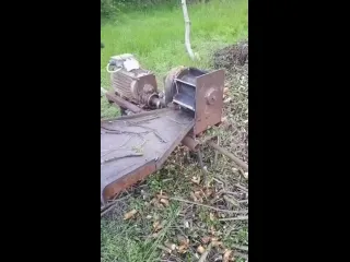 Самоделка для перемалывание веток