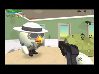 Тма самокат строим дом в чикен ган chicken gun