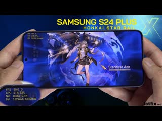 Samsung galaxy s24 plus honkai star rail gaming test exynos 2400 120hz display