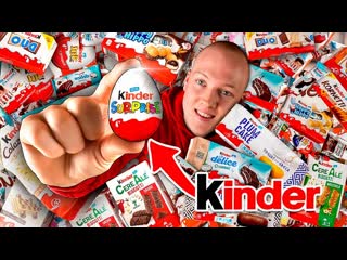 Vanzai я купил абсолютно все kinder в мире 1440p