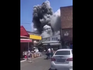 Взрыв на рынке в армении