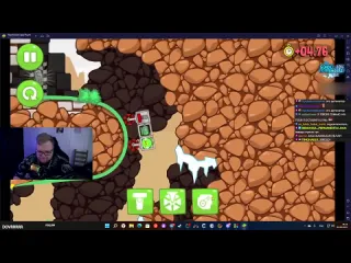 T2x2 stream антоша играет в bad piggies