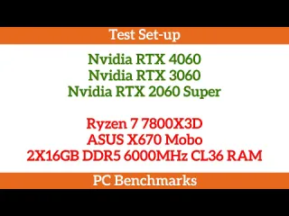 Pc benchmarks nvidia rtx 4060 vs rtx 3060 vs rtx 2060 super 20 games tested