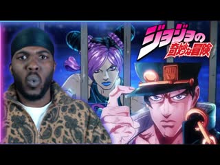 Stephanthaphenom what are these variants first time reacting to jojos bizarre adventure all openings 112