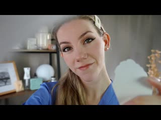 Musing mira asmr allergy tests with stickers on your face close face attention asmr medical roleplay for sleep