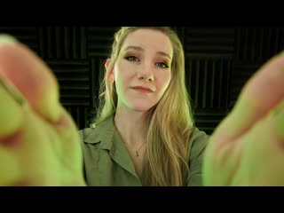 Musing mira asmr soft whispers amp face touching for headache relief asmr with gentle rain sounds amp theta waves