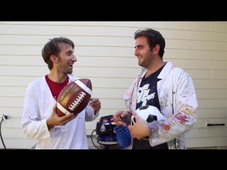 Overinflating footballs in super slow motion the slow mo guys