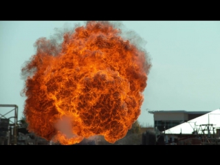 50 ft flamethrower in 4k slow motion the slow mo guys